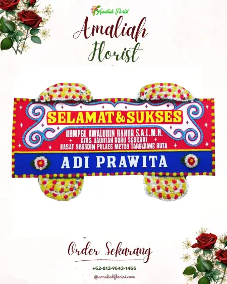 Papan Bunga Ucapan Selamat Merlung